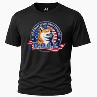 Doge D.O.G.E. Department Of Government Efficiency Cooling Performance Crew T-Shirt