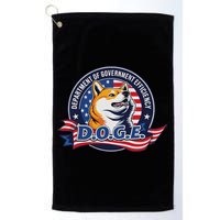 Doge D.O.G.E. Department Of Government Efficiency Golf Towel
