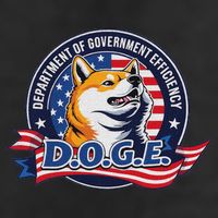 Doge D.O.G.E. Department Of Government Efficiency Golf Towel