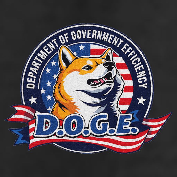 Doge D.O.G.E. Department Of Government Efficiency Golf Towel