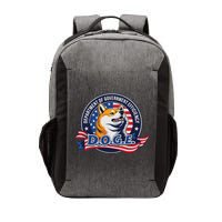 Doge D.O.G.E. Department Of Government Efficiency Vector Backpack