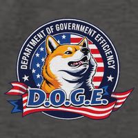 Doge D.O.G.E. Department Of Government Efficiency Vector Backpack
