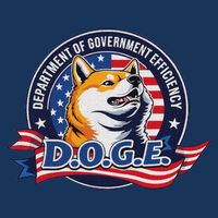 Doge D.O.G.E. Department Of Government Efficiency Infant Baby Jersey Bodysuit