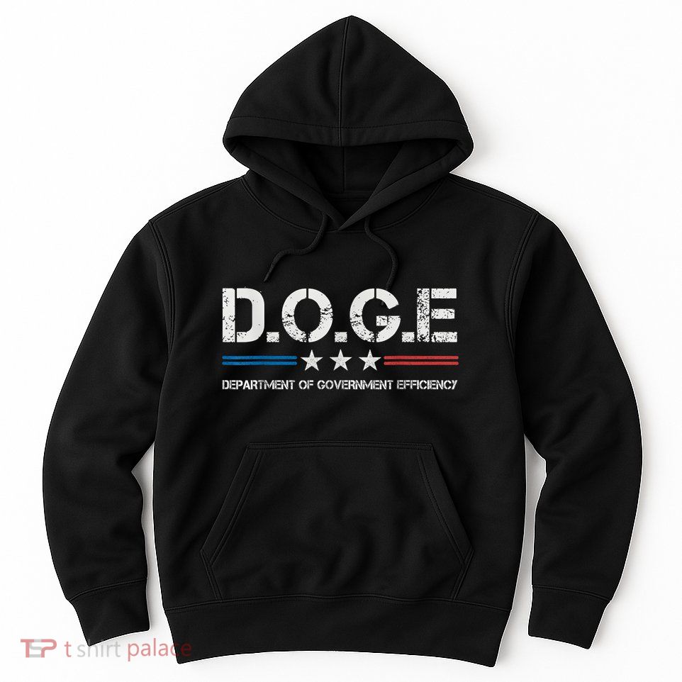 Doge D.O.G.E. Department Of Government Efficiency Hoodie