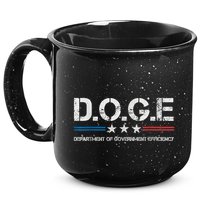 Doge D.O.G.E. Department Of Government Efficiency 15oz Campfire Ceramic Mug