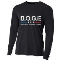 Doge D.O.G.E. Department Of Government Efficiency Cooling Performance Long Sleeve Crew