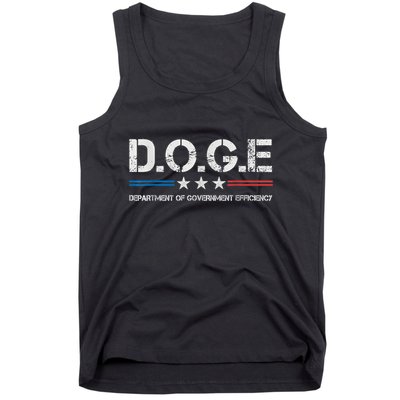 Doge D.O.G.E. Department Of Government Efficiency Tank Top