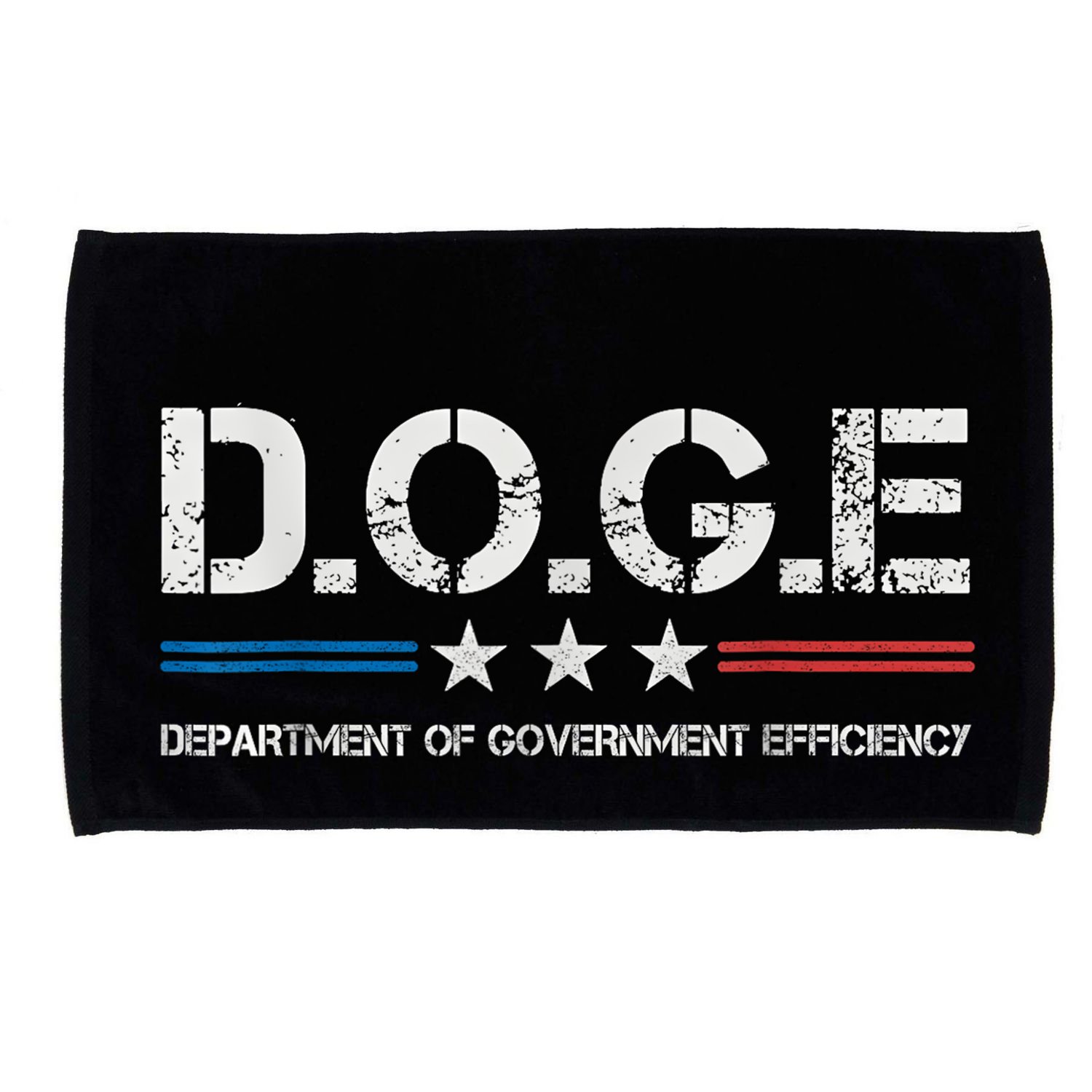 Doge D.O.G.E. Department Of Government Efficiency Microfiber Hand Towel