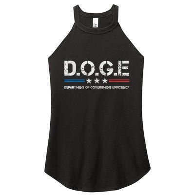 Doge D.O.G.E. Department Of Government Efficiency Women's Perfect Tri Rocker Tank