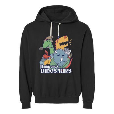 Dungeons & Dinosaurs Garment-Dyed Fleece Hoodie