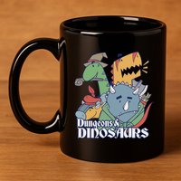 Dungeons & Dinosaurs 11oz C Handle Ceramic Mug