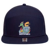 Dungeons & Dinosaurs 7 Panel Mesh Trucker Snapback Hat