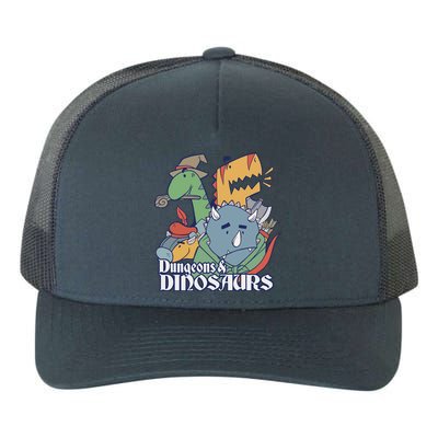 Dungeons & Dinosaurs Yupoong Adult 5-Panel Trucker Hat