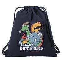 Dungeons & Dinosaurs Drawstring Bag