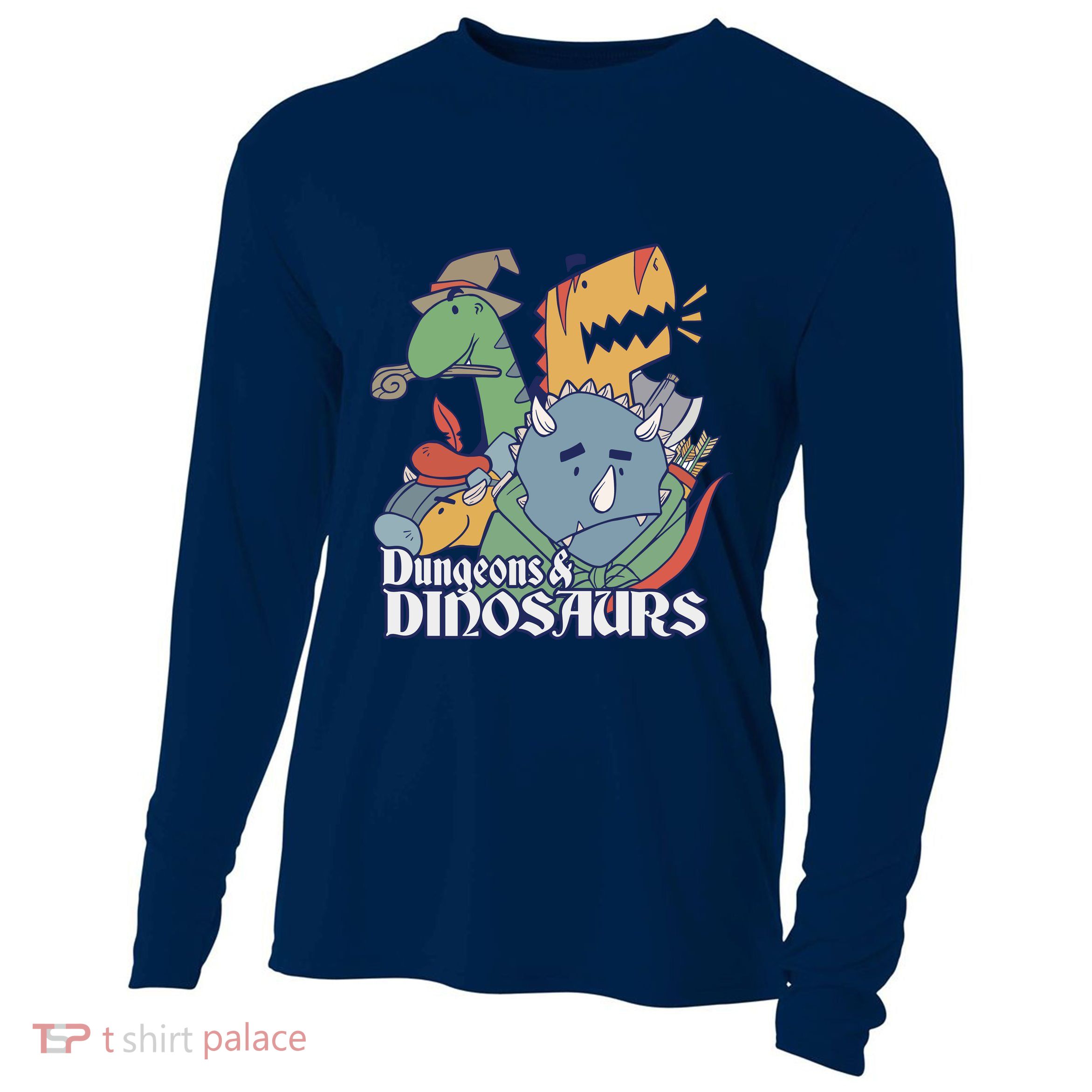 Dungeons & Dinosaurs Cooling Performance Long Sleeve Crew