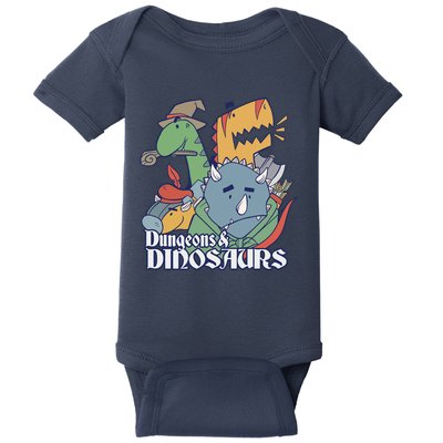 Dungeons & Dinosaurs Baby Bodysuit