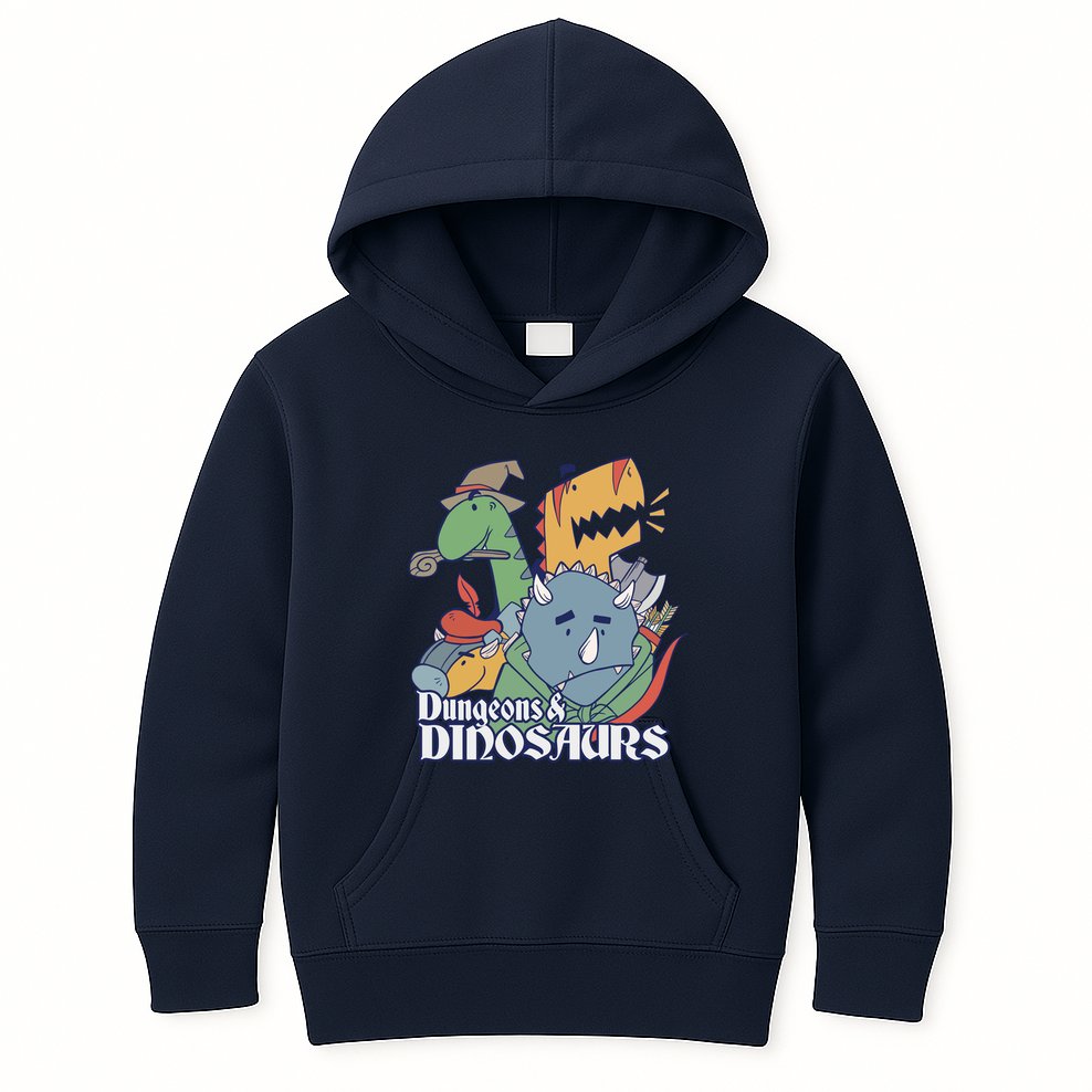 Dungeons & Dinosaurs Kids Hoodie