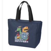 Dungeons & Dinosaurs Zip Tote Bag