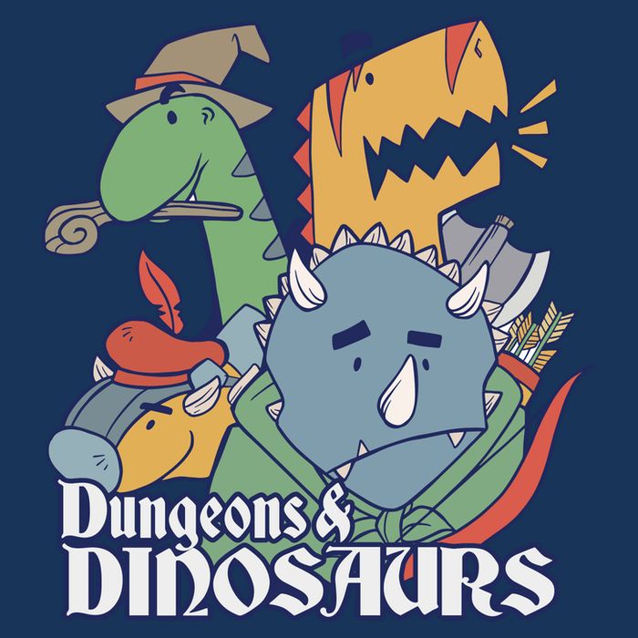 Dungeons & Dinosaurs Full Zip Hoodie