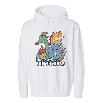 Dungeons & Dinosaurs Garment-Dyed Fleece Hoodie