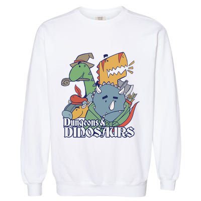 Dungeons & Dinosaurs Garment-Dyed Sweatshirt