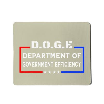 Doge D.O.G.E. Department Of Government Efficiency Mousepad
