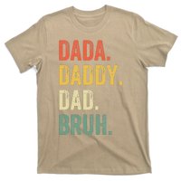 Dada Daddy Dad Bruh Fathers Day Funny Dad Life Vintage T-Shirt