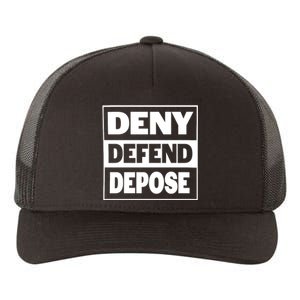 Deny Defend Depose Yupoong Adult 5-Panel Trucker Hat