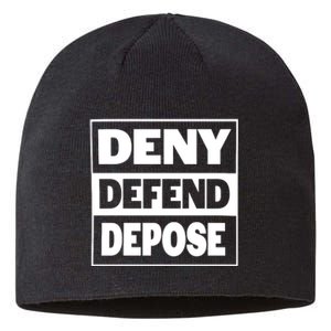 Deny Defend Depose Sustainable Beanie