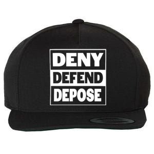 Deny Defend Depose Wool Snapback Cap