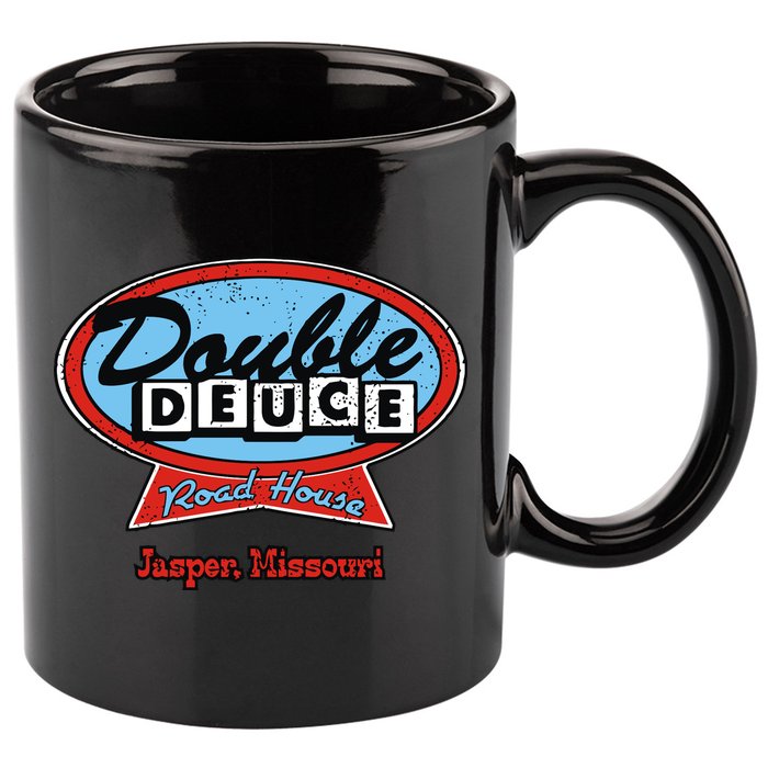 Double Deuce 11oz C Handle Ceramic Mug