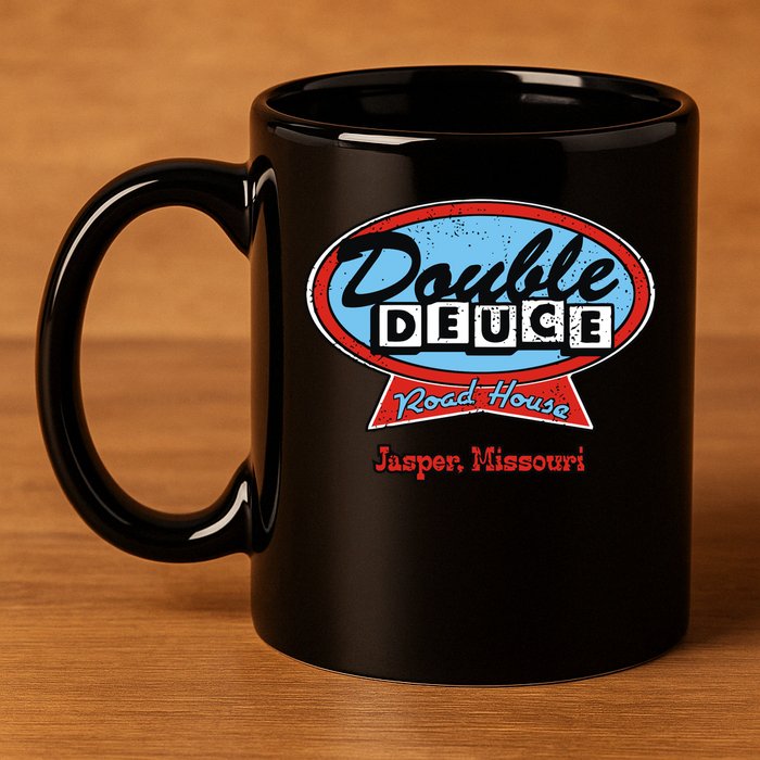 Double Deuce 11oz C Handle Ceramic Mug