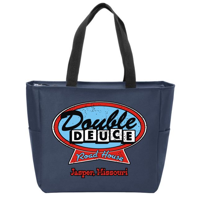 Double Deuce Zip Tote Bag