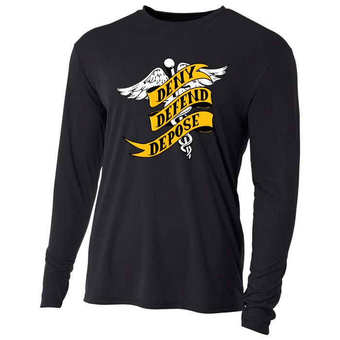 Deny Defend Depose Healthcare Cooling Performance Long Sleeve Crew