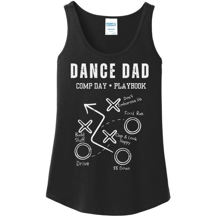 Dance Dad Dance Dad Comp Day Playbook Ladies Essential Tank