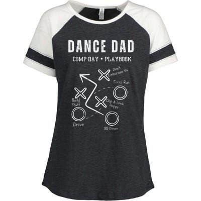 Dance Dad Dance Dad Comp Day Playbook Enza Ladies Jersey Colorblock Tee