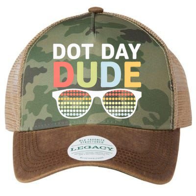 Dot Days Dotted Dude Glasses Legacy Tie Dye Trucker Hat