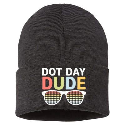 Dot Days Dotted Dude Glasses Sustainable Knit Beanie