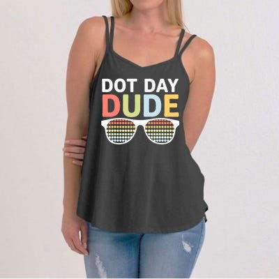 Dot Days Dotted Dude Glasses Women's Strappy Tank