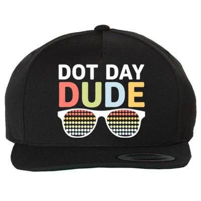 Dot Days Dotted Dude Glasses Wool Snapback Cap