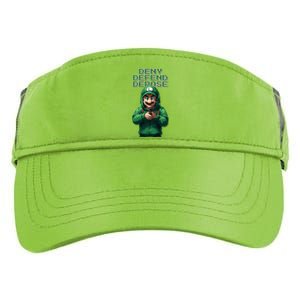 Deny Defend Depose Green Pixelated Hero Adult Drive Performance Visor