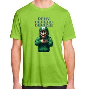 Deny Defend Depose Green Pixelated Hero Adult ChromaSoft Performance T-Shirt