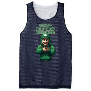 Deny Defend Depose Green Pixelated Hero Mesh Reversible Basketball Jersey Tank