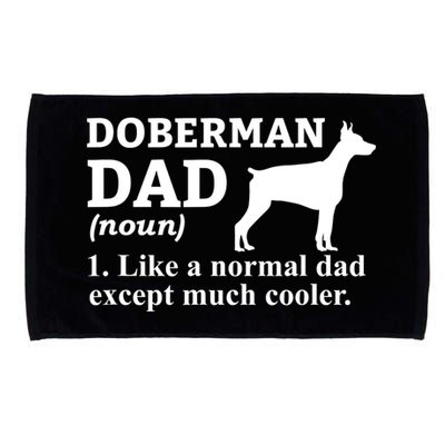 Doberman Dad Doberman Pinscher Dog Microfiber Hand Towel