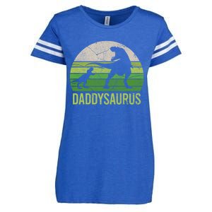 Daddy Dinosaur Daddysaurus 1 Tee Xmas Gift Father Day Gift Enza Ladies Jersey Football T-Shirt