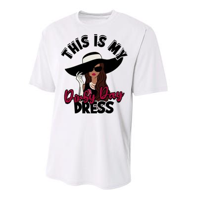 Derby Day Dresses This Is My Derby Day Dress Performance Sprint T-Shirt