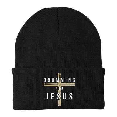 Drummer Drumming Drums Percussion I Jesus Christian Church Beanie