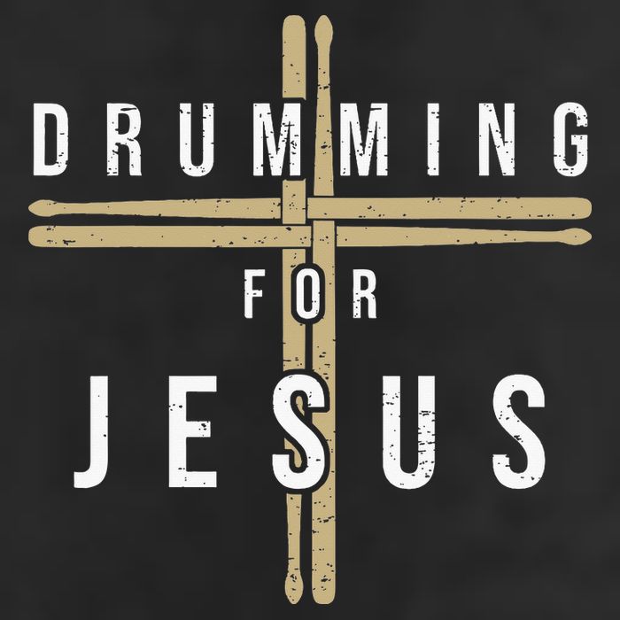 Drummer Drumming Drums Percussion I Jesus Christian Church 25L Jumbo Tote
