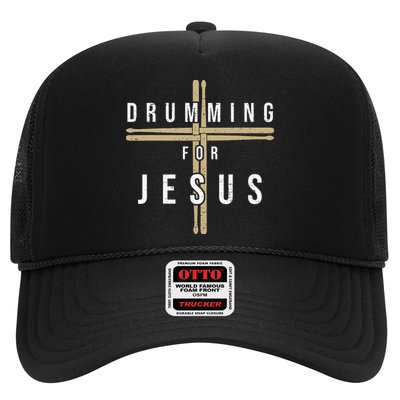 Drummer Drumming Drums Percussion I Jesus Christian Church Hat