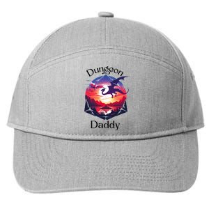 Dungeon Daddy Design For Ttrpg Lovers 7-Panel Snapback Hat